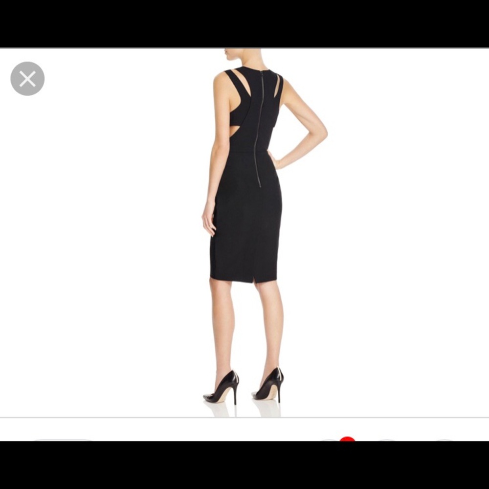 French connection whisper light fitted dress